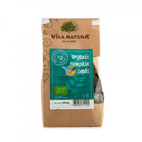 Vila Natura Семена тыквы штирийской очищенные био 200 г