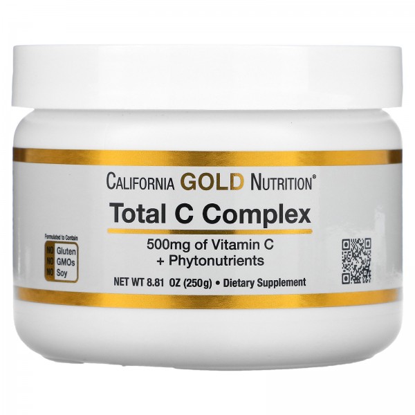 California Gold Nutrition TotalC комплекс с витамином C и фитонутриентами 500 мг 250 г