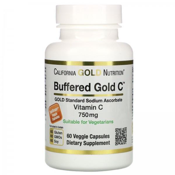 California Gold Nutrition буферизованный витамин C...