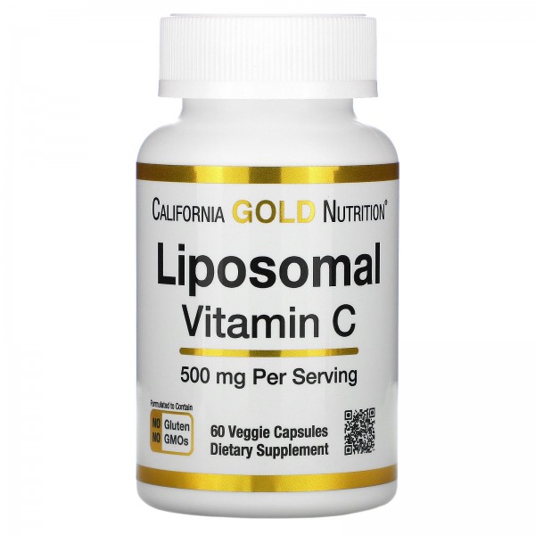 California Gold Nutrition липосомальный витаминC 250мг 60растительных капсул