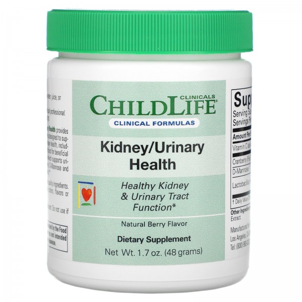 Childlife Clinicals Kidney/Urinary Health Natural Berry 1.7 oz (48 g)