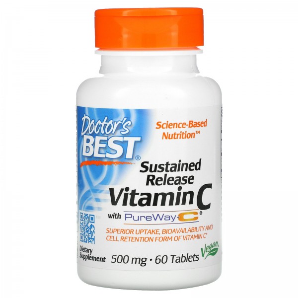 Doctor's Best витаминС длительного высвобождения с...
