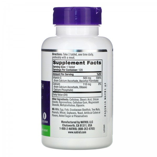 Natrol Easy-C 500 mg 120 Tablets