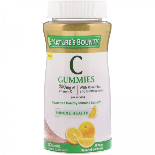 Nature's Bounty Витамин C 125 мг Апельсин 80 жеват...