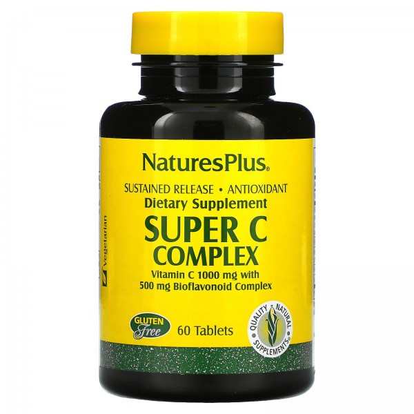 Nature's Plus Комплекс с витамином C 60 таблеток...