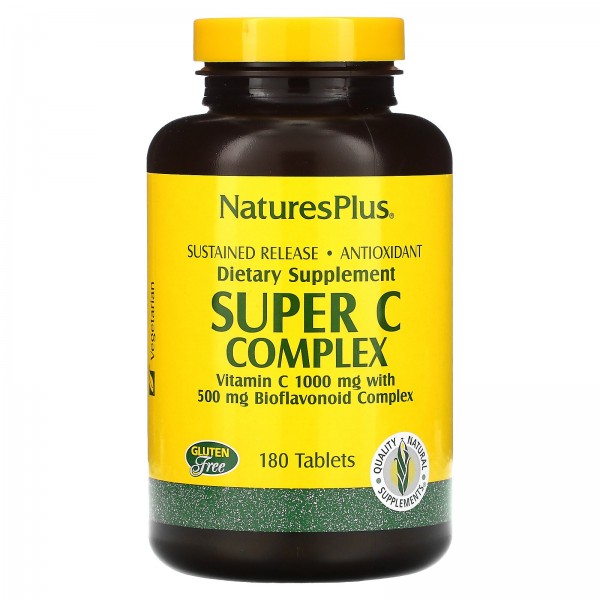 Nature's Plus Комплекс с витамином С 180 таблеток...