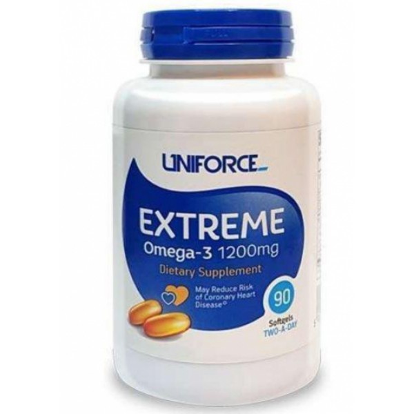 Uniforce Extreme Омега-3 1200 мг 90 капсул...