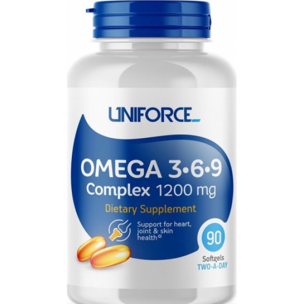 Uniforce Омега-3-6-9 1200 мг 90 капсул...