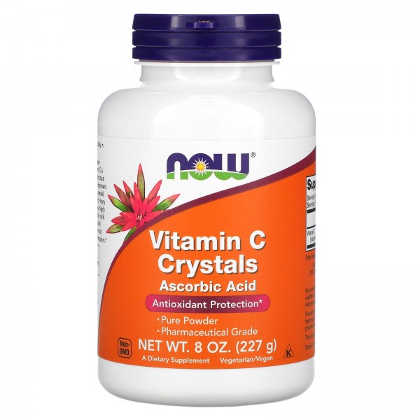 Now Foods Витамин C в кристаллах 227 г...