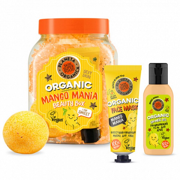 Planeta Organica Набор подарочный 'Mango mania' из 3 шт