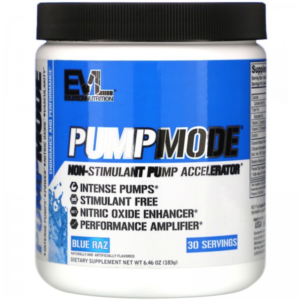 EVLution Nutrition PumpMode Non-Stimulant Pump Acc...