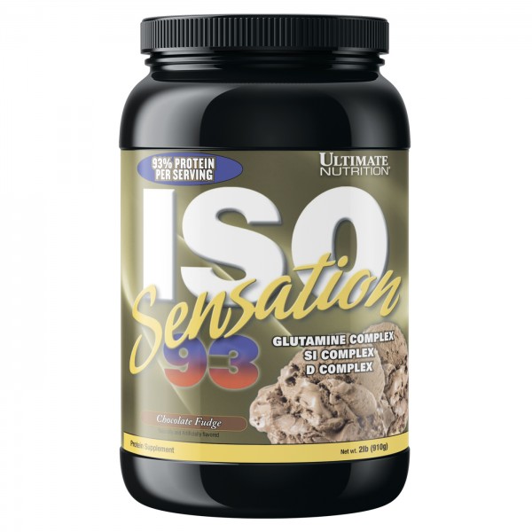 Ultimate Nutrition Протеин ISO Sensation 908 г Фуджи шоколад