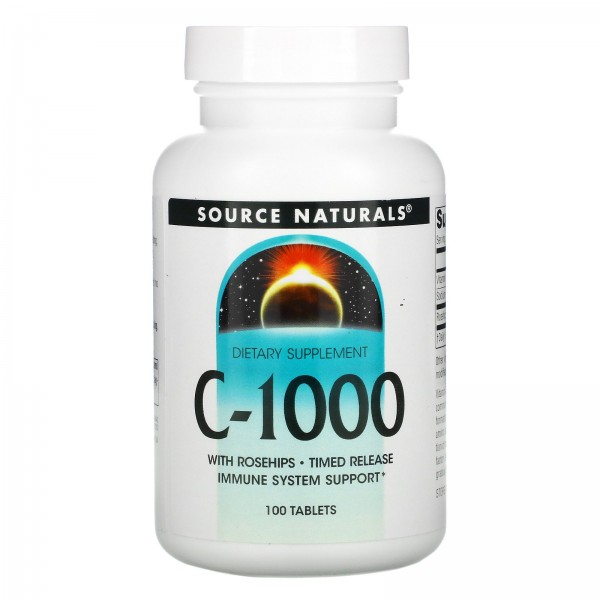 Source Naturals Витамин C 1000 мг 100 таблеток...
