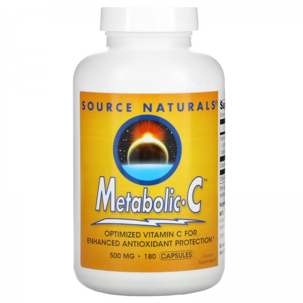 Source Naturals MetabolicC 500мг 180капсул