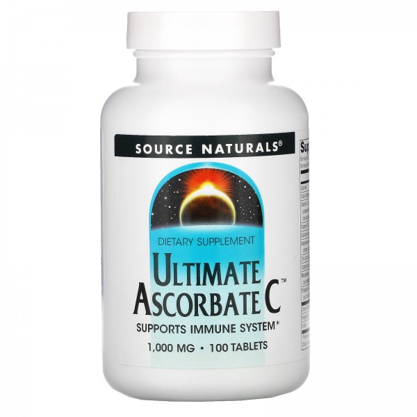Source Naturals Ultimate AscorbateC 1000мг 100табл...