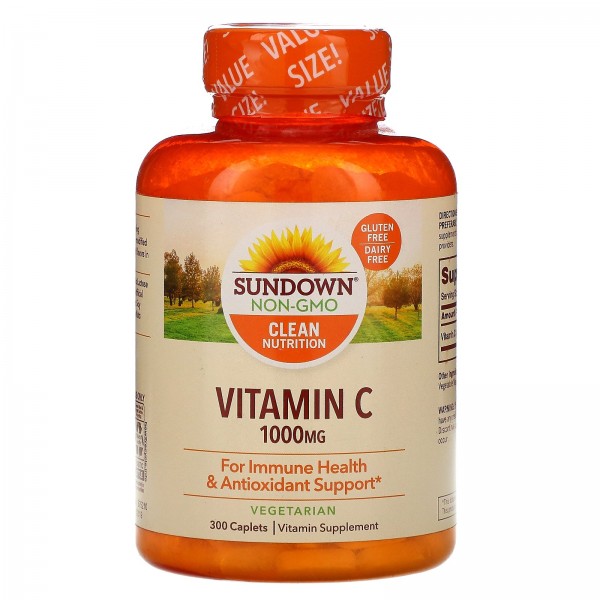 Sundown Naturals Витамин С 1000 мг 300 таблеток...