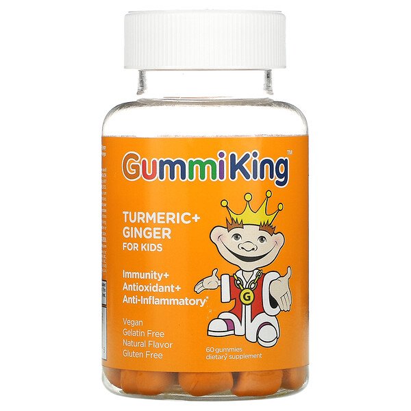 GummiKing Куркума с имбирем для иммунитета детей М...