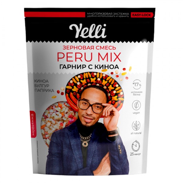 Yelli Смесь зерновая `Peru mix` гарнир с киноа 350 г
