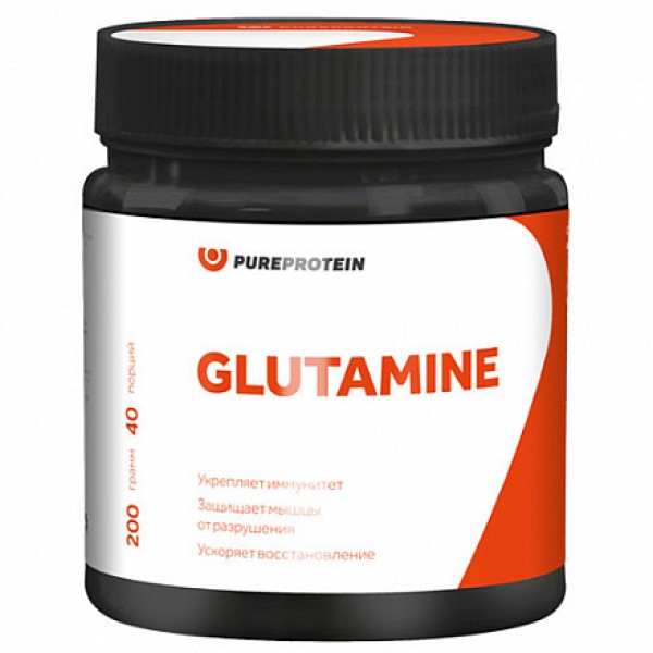 Pure Protein Глютамин 200 г Апельсин...