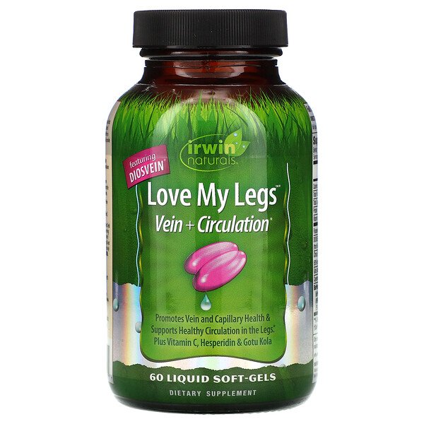 Irwin Naturals Love My Legs для здоровья вен и нор...