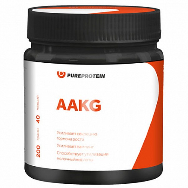 Pure Protein Аргинин ААКГ 200 г Апельсин...