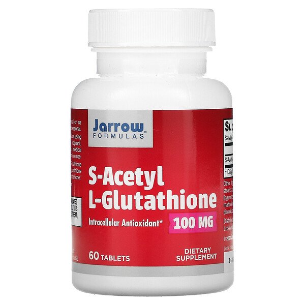 Jarrow Formulas S-ацетил-L-глутатион 100 мг 60 таб...