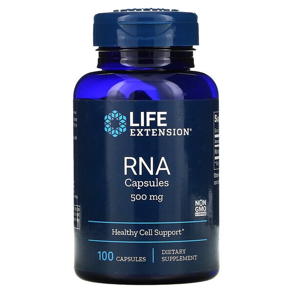 Life Extension Рибонуклеиновая кислота 500 мг 100 ...