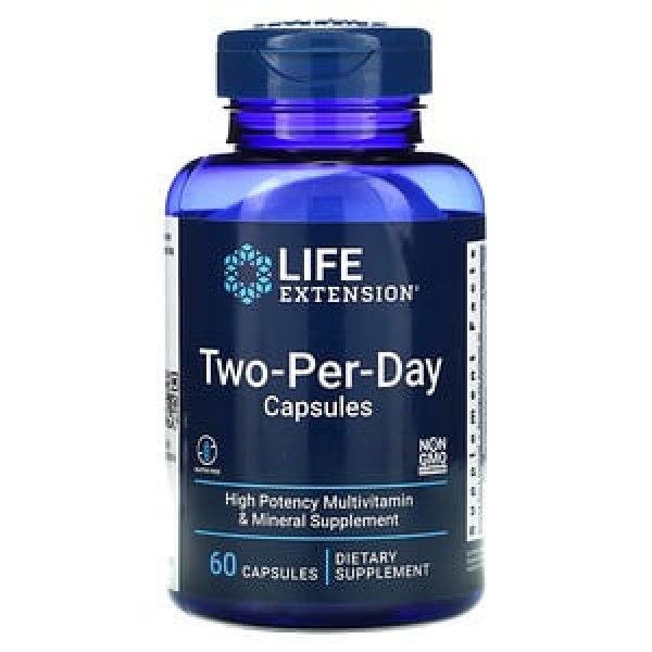Life Extension Комплекс витаминов Two per Day 60 капсул
