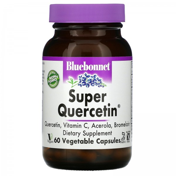 Bluebonnet Nutrition Super Quercetin 60 растительн...