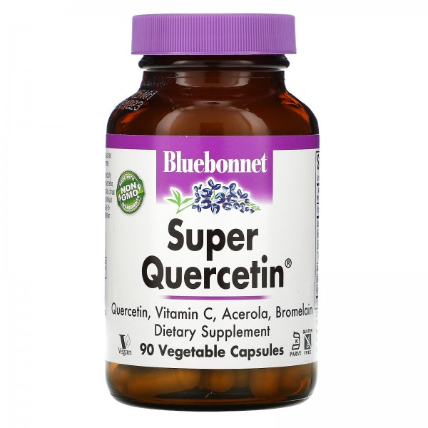 Bluebonnet Nutrition Супер Кверцетин 90 растительн...