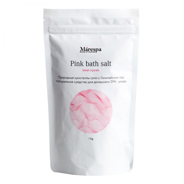Marespa Соль для ванны `Гималайская розовая`, помол мелкий 1000 г