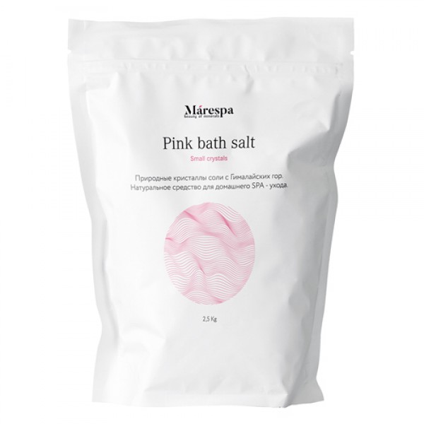 Marespa Соль для ванны `Гималайская розовая`, помол мелкий 2500 г