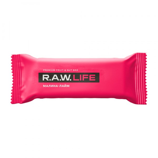 Raw Life Батончик `Малина-Лайм` 47 г