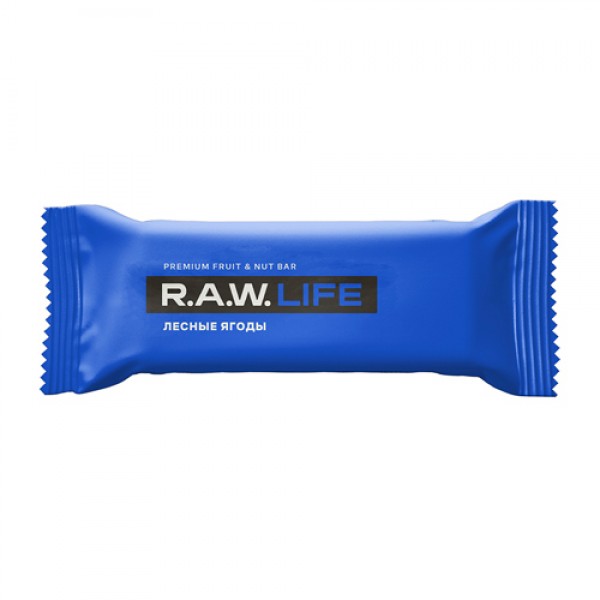 Raw Life Батончик `Лесные ягоды` 47 г