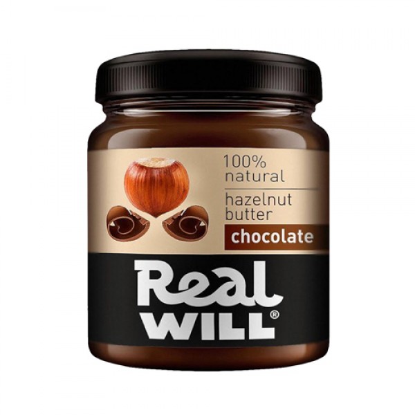 Real Will Паста из фундука с шоколадом 330 г...