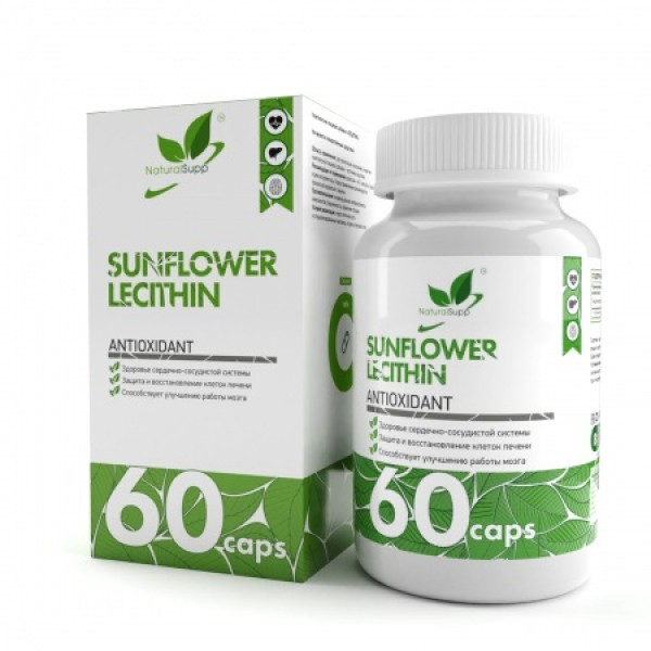 NaturalSupp Подсолнечный лецитин 750 мг 60 капсул...