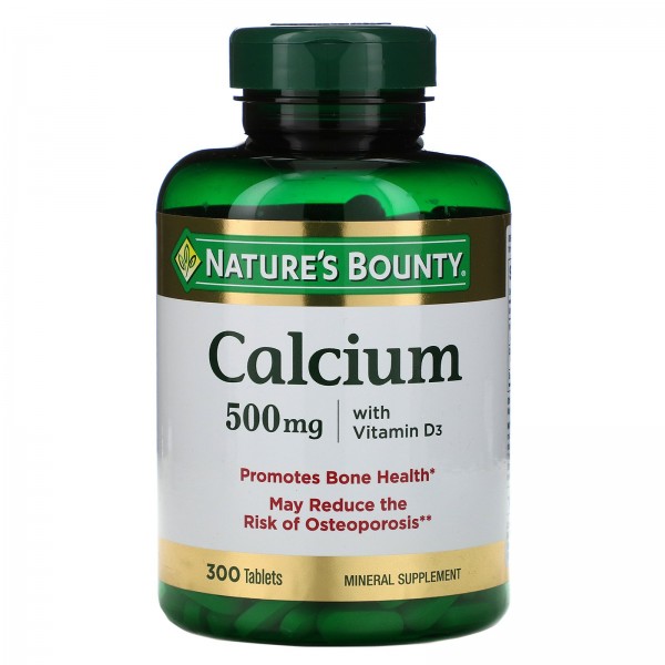 Nature's Bounty Кальций с витамином D3 300 таблеток