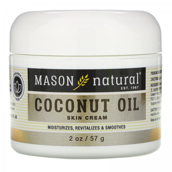 Mason Natural Крем для кожи с кокосовым маслом + крем для кожи с коллагеном 2 баночки по 57 г