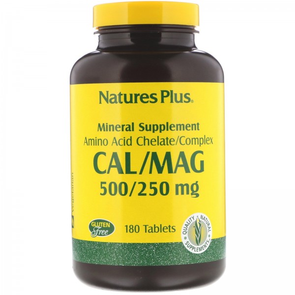 Nature's Plus Кальций-магний 500/250 мг 180 таблеток