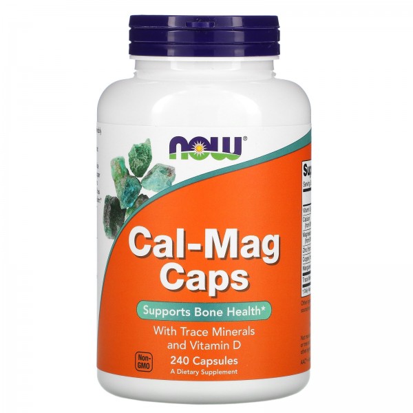 Now Foods Cal-MagCaps капсулы с кальцием и магнием 240капсул