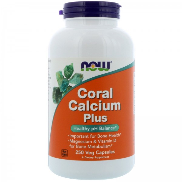 Now Foods Coral Calcium Plus 250 растительных капс...