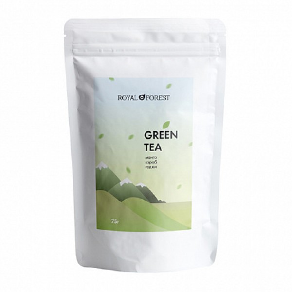 Royal Forest Зеленый чай (кэроб, манго, годжи) 75 г