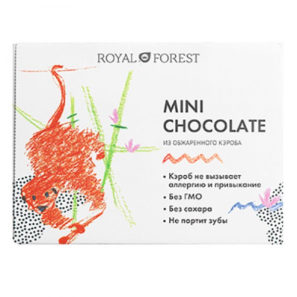 Royal Forest Шоколад из обжаренного кэроба, мини 3...