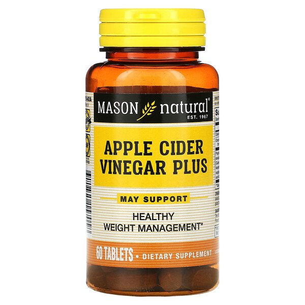 Mason Natural Яблочный уксус 60 таблеток...