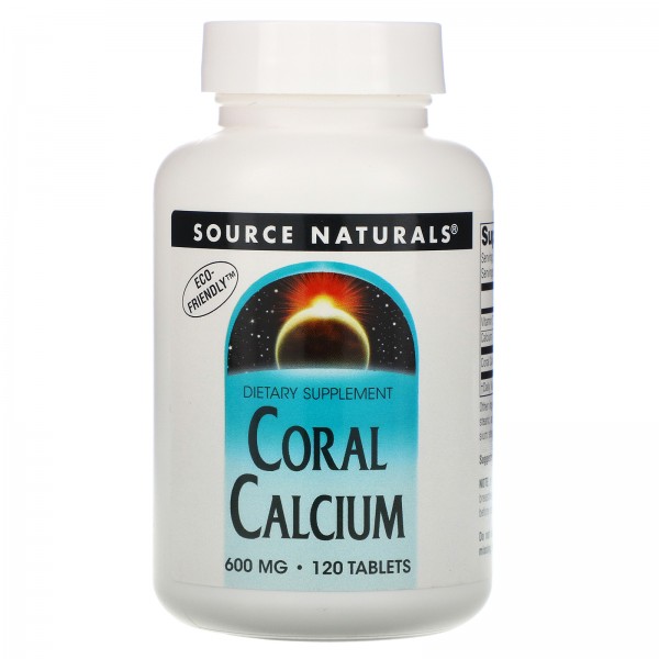 Source Naturals Коралловый кальций 600 мг 120 табл...