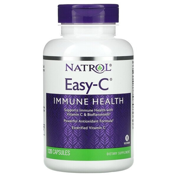 Natrol Витамин C Easy-C Immune Health 120 капсул