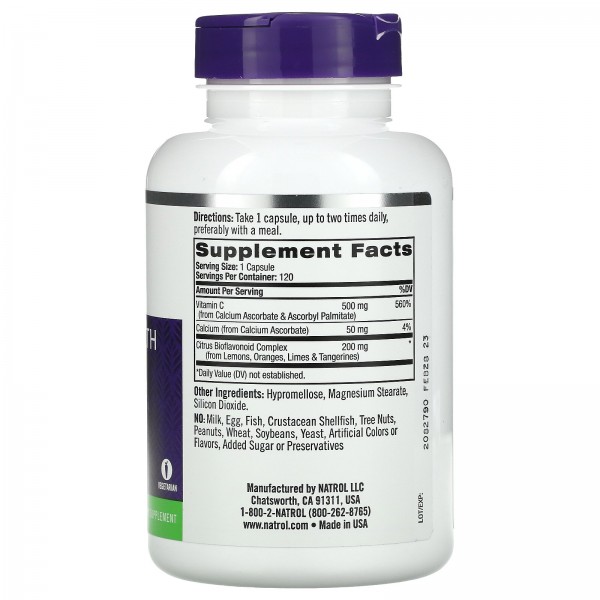 Natrol Витамин C Easy-C Immune Health 120 капсул