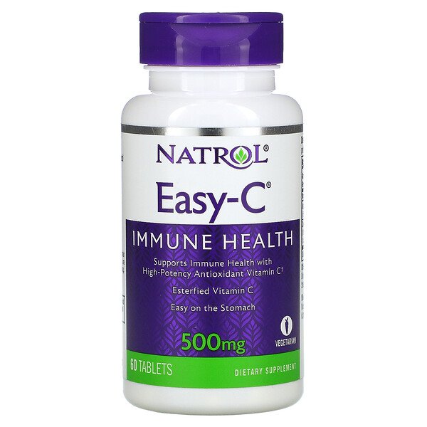Natrol Витамин C Easy-C 500 мг 60 таблеток
