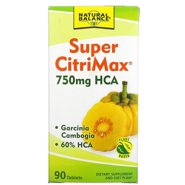 Natural Balance Гарциния супер CitriMax 90 таблето...