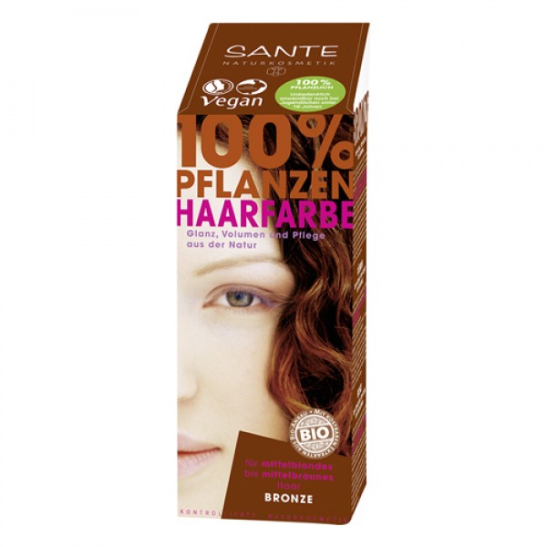 Sante Краска растительная для волос `Бронза` 100 г